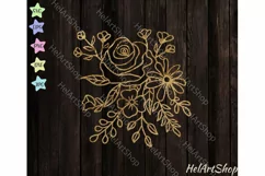 bouquet svg, Flowers svg, floral svg, Product Image 2