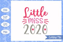 Little miss 2020 SVG File Product Image 1