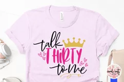 Talk Thirty To Me - Birthday SVG EPS DXF PNG Cutting File Product Image 3