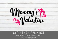 Mommy's Valentine SVG - Valentines Day Svg Product Image 1