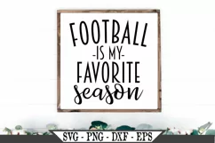Football Is My Favorite Season SVG Product Image 1