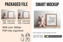 Wooden Frame Smart Mockup PSD &amp; JPG Template Graphic Product Image 2