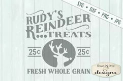 Rudy's Reindeer Treats Christmas SVG DXF Files Product Image 2