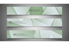 Set banner background for your design. vector graphic design Product Image 1