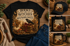 Books for Witches Halloween PNG Sublimation Design Product Image 2