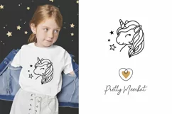 Unicorn svg, Unicorn face svg, Unicorn clipart Product Image 3