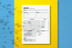 Social Media Content Planner Gray Product Image 2