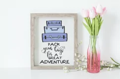 Pack You Bags for a Great Adventure SVG | Travel SVG Product Image 2