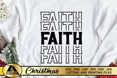 Faith SVG PNG EPS DXF Christian SVG Cutting Printing Files Product Image 1