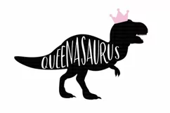 Queenasaurus Svg, Queen Svg, Mom Shirt Svg, Cricut Cut File Product Image 2