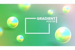 Abstract Liquid Fluid Background Vector. Vibrant Shape Product Image 1