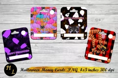 Halloween Money Cards png design, Money Holder png Product Image 1