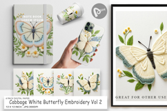 Digital Paper Cabbage White Butterfly Product Image 1
