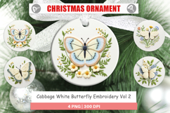 Ornament Cabbage White Butterfly Product Image 1