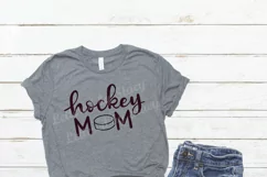 Hockey mom SVG | Handlettered Sports mom SVG file Product Image 2