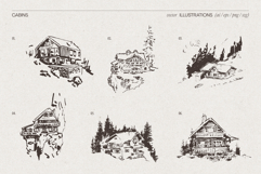 Alpine Cabin Collection Sketches Product Image 4