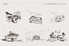 Alpine Cabin Collection Sketches Product Image 7