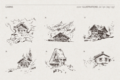 Alpine Cabin Collection Sketches Product Image 8