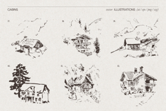Alpine Cabin Collection Sketches Product Image 10