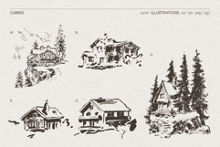 Alpine Cabin Collection Sketches Product Image 12