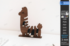 Cable Organizer Laser Cut|Desk Cord Holder|Office Design SVG Product Image 1