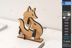 Cable Organizer Laser Cut|Desk Cord Holder|Office Design SVG Product Image 1