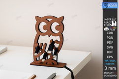 Cable Organizer Laser Cut|Desk Cord Holder|Office Design SVG Product Image 1