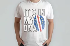 It's in my DNA Cabo Verde Flag Fingerprint PNG Sublimation Product Image 2