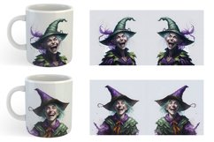 Cackling Witch | Mug sublimation design Product Image 4