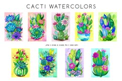 Cacti Watercolors Product Image 4