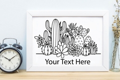 Cactus Svg, Succulent Svg, Cactus Border, Plants Svg. Product Image 7