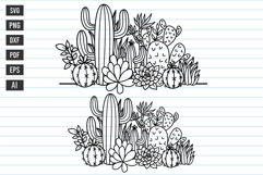 Cactus Svg, Succulent Svg, Cactus Border, Plants Svg. Product Image 1