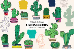 Color Cactus in Flower Pot | Succulent, Tropical House Plant Product Image 1