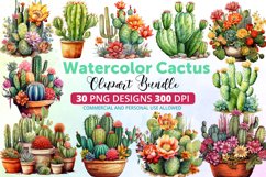 Cactus Clipart,Cacti Clipart,Watercolor Cactus,Cactus Png,Cactus Graphics,Cactus Printables,Cactus Digitals,Cactus Illustrations,