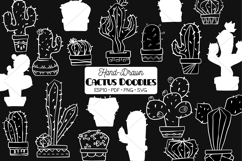 White Cactus in Flower Pot | Succulent, Tropical House Plant Product Image 1