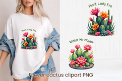 Cactus flower clipart PNG design | Desert flower sublimation Product Image 1
