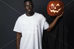 Halloween T Shirt Mockup Male, White T-Shirt Mockup, d21 Product Image 2