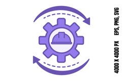 Colored Process Icon Product Image 1