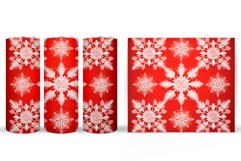Snowflakes Tumbler Sublimation. Snowflakes Tumbler Design Product Image 2