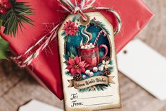 Christmas Gift Tags, Christmas labels, Christmas label tags Product Image 2