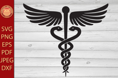 Caduceus - Medical Symbol - eps, svg, pdf, png files Product Image 1