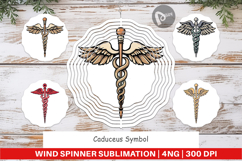 Wind Spinner Medical Caduceus Product Image 1