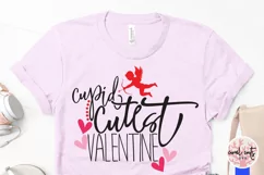 Cupid cutest valentine - Love & Family SVG EPS DXF PNG Product Image 3