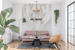 Wall mockup - Wallpaper mockup - Living room Product Image 1