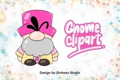 Gnome clipart, gnome png, cute gnome, Gnomestone, sticker Product Image 1