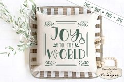 Joy To The World - Christmas - SVG DXF Files Product Image 1