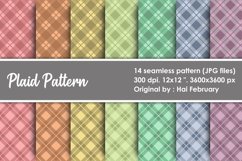 Plaid Pattern Seamless Pattern Digital Paper Product Image 1