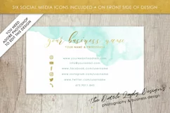Business Card Template for Adobe Photoshop - Layered PSD Template - Design #1 Product Image 2