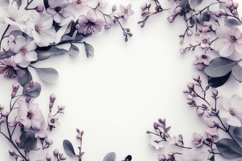Summer Flowers PNG, Floral Background Design Product Image 1