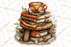Cozy Coffee Shop PNG Clipart, Cute Barista Clip Art Cafe PNG Product Image 3